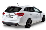 KIA Ceed (JD) SW 12-18 Спойлер на крышку багажника глянцевый