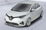 Renault Zoe 19- Накладка переднего бампера Carbon look матовая