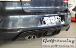 VW Golf 6 GTD/Cabrio Диффузор для заднего бампера глянцевый