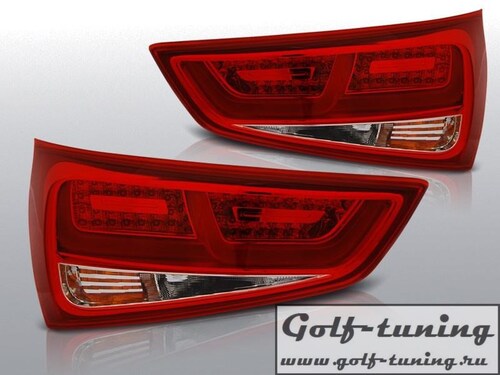 Audi A1 10-14 Фонари светодиодные, красно-белые