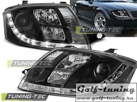 Audi TT 99-05 Фары Devil eyes, Dayline черные