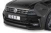 VW Tiguan II R-Line 2016-2019 Накладка на передний бампер Cupspoilerlippe матовая