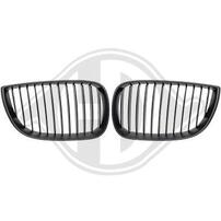 BMW E87 04-07 Решетки радиатора (ноздри) матовые, черные