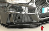 Audi RS3 8V 15-17 Сплиттер для переднего бампера глянцевый