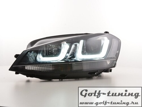 VW Golf 7 12-17 Фары R-Look с черной полосой