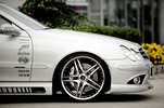 Mercedes W209 Cabrio/Coupe Накладка для переднего бампера