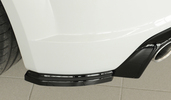 Audi TT (8J-FV/8S) S-Line 14-18/18- Накладки на задний бампер глянцевые