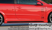 Opel Astra H GTC Накладки на пороги Carbon Look