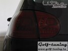 VW Golf 5 Фонари светодиодные, красно-тонированные с бегающим поворотником