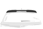 VW Tiguan 2 Allspace 17- Спойлер на крышку багажника матовый