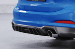 Ford Focus MK4 Универсал ST/ST-Line 19- Накладка на задний бампер Carbon look матовая