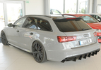 Audi A6/S6 4G/C7 10-18 Накладки/сплиттеры глянцевые под штатные S Line пороги