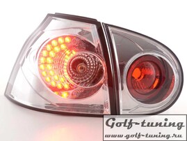 VW Golf 5 Фонари светодиодные, хром
