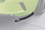 Skoda Octavia 4 RS 19- Боковые накладки на задний бампер Carbon look матовые