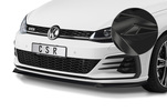 VW Golf VII GTI/GTD 2017-2020 (Facelift) Накладка на передний бампер глянцевая