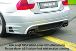 BMW E90/E91 04-11 Накладка на задний бампер Carbon Look