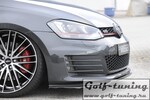 VW Golf 7 GTI/GTD 12-17 Сплиттер для переднего бампера глянцевый