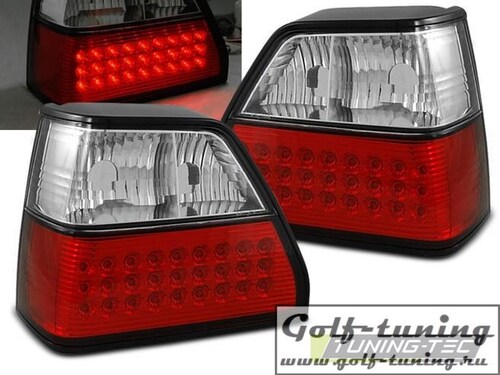 VW Golf 2 83-91 Фонари светодиодные, красно-белые