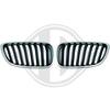 BMW F22/23 13-17 Решетки радиатора (ноздри) M-Performance Look с хром окантовкой