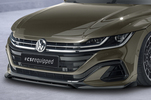 VW Arteon R-Line 20- Накладка на передний бампер Carbon look матовая