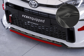 Toyota GR Yaris 20- Сплиттер центральный Carbon look для накладки на передний бампер CSL535