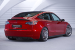 Tesla Model 3 17- Накладки на двери carbon look матовые