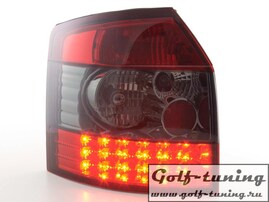 Audi A4 B6 01-04 Универсал Фонари светодиодные, красно-тонированные
