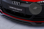 Audi e-tron GT 20- Сплиттер центральный под покраску для накладки на передний бампер CSL707