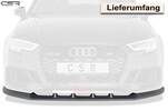 Audi RS3 8V 16-19 Спойлер переднего бампера Carbon look