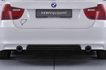 BMW 3er E90/E91 08-12 Накладка на задний бампер Carbon look матовая