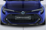 Toyota Corolla 18- Накладка на передний бампер Carbon look