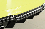Audi A3/S3 8V 3/5Дв 16-19 Накладка на задний бампер/диффузор глянцевая