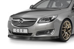 Opel Insignia A 13-17 Накладка на передний бампер carbon look 