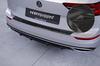 VW Golf 8 Универсал 19- Накладка на диффузор заднего бампера глянцевая