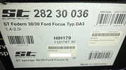 Ford Focus 2 04-11 Комплект пружин ST с занижением -30мм