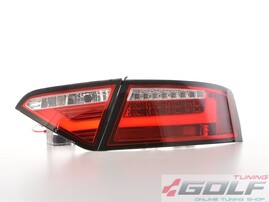 Audi A5 07-11 Купе/кабрио Фонари lightbar design красно-белые