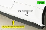 Audi TT/TTS/TT-RS (8J-FV/8S) S-Line 14-18/18- Накладки на штатные пороги