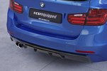 BMW 3er F31 2011–2015 Диффузор для заднего бампера carbon look глянец