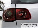 VW Tiguan 07-11 Фонари светодиодные, красно- тонированные с светодиодным поворотником
