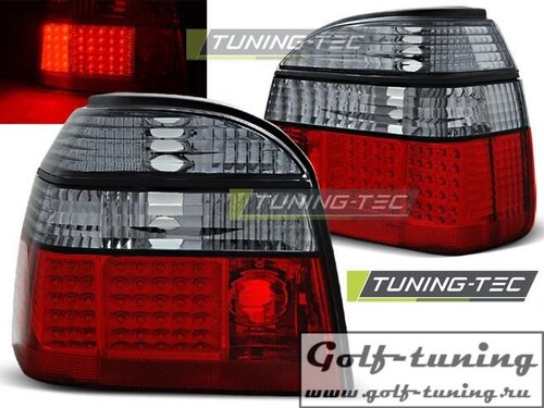 VW Golf 3 91-97 Фонари светодиодные, красно-тонированные