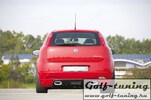 Fiat Grande Punto 05- Накладка на задний бампер Carbon Look