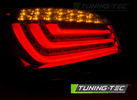 BMW E60 LCI 07-10 Фонари led bar красно-белые