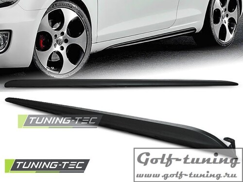 VW Golf 6 Накладки на пороги в стиле GTI