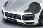 Porsche Cayenne 17- Накладка переднего бампера матовая