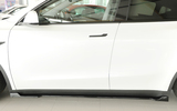 Tesla Model Y (003) 20- Накладки глянцевые под штатные пороги/ боковые сплиттеры