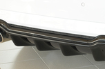 Audi A3 8V 3/5Дв 16-19 Накладка на задний бампер/диффузор глянцевая
