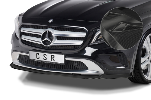 Mercedes Benz GLA (X156) 13-20 Накладка переднего бампера Carbon look