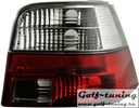 VW Golf 4 Фонари красно-белые