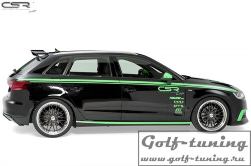 Audi A3 8V 5Дв 12- Хэтчбэк/Sportback Накладки на пороги S-Line Design