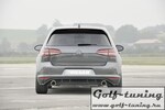 VW Golf 7 GTI 12-17 Диффузор для заднего бампера carbon look